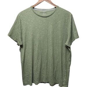 plain blank green Old Navy short sleeve crewneck spring summer work T-shirt